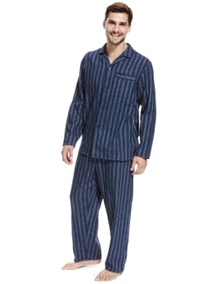 Man's thermal pyjama with cuffs in cotton - M01-IM1551M0100-BD002