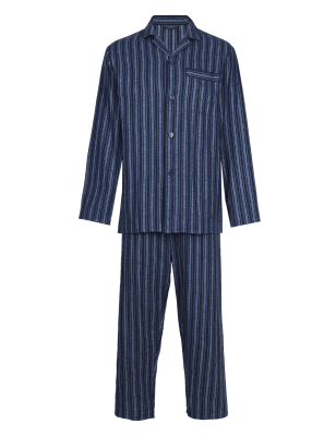 Marks and spencer striped pyjamas new arrivals