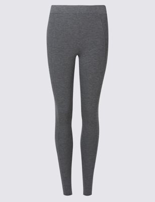 M&S Soft & Cosy Leggings Brushed Inside leggings Size: Uk 12 Long