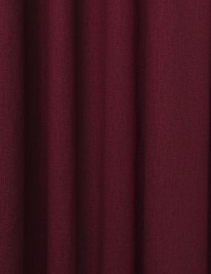 Brushed Pencil Pleat Blackout Temperature Smart Curtains Image 2 of 7