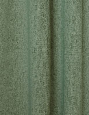 Brushed Pencil Pleat Blackout Temperature Smart Curtains Image 2 of 7