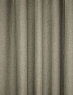Brushed Pencil Pleat Blackout Temperature Smart Curtains Image 2 of 6
