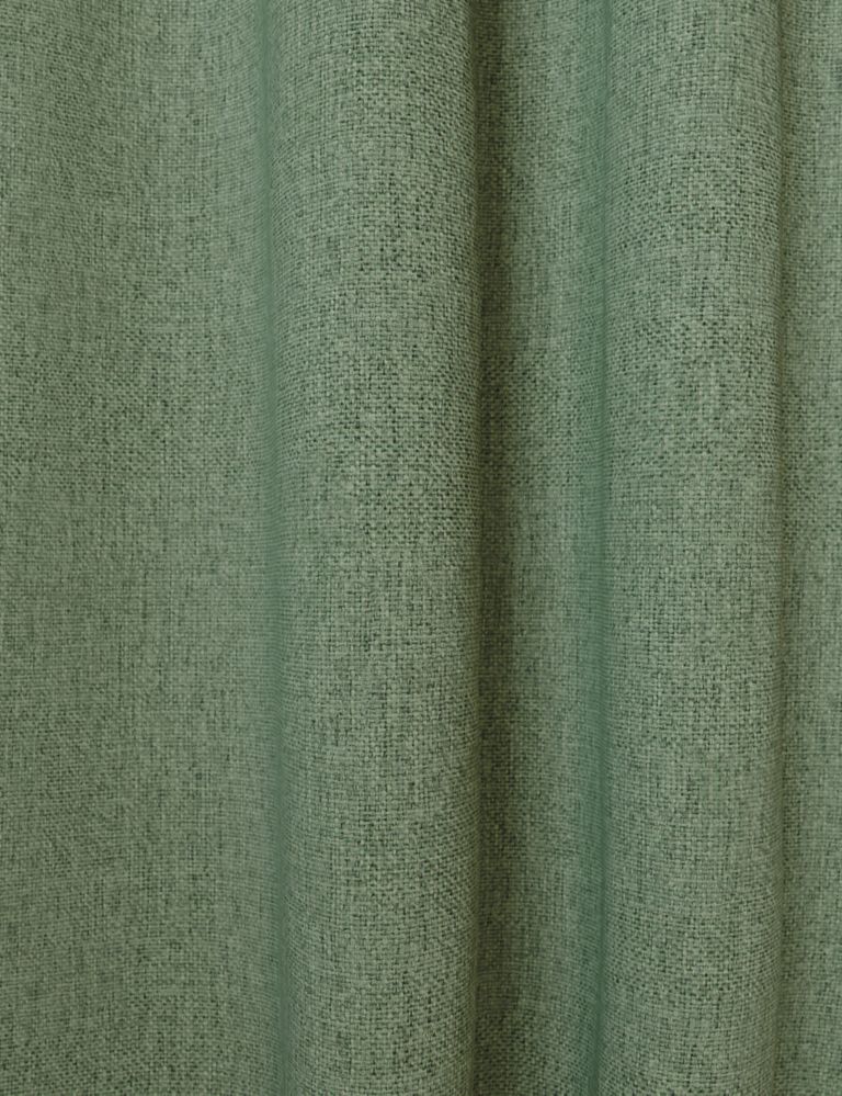 Brushed Pencil Pleat Blackout Temperature Smart Curtains 2 of 7