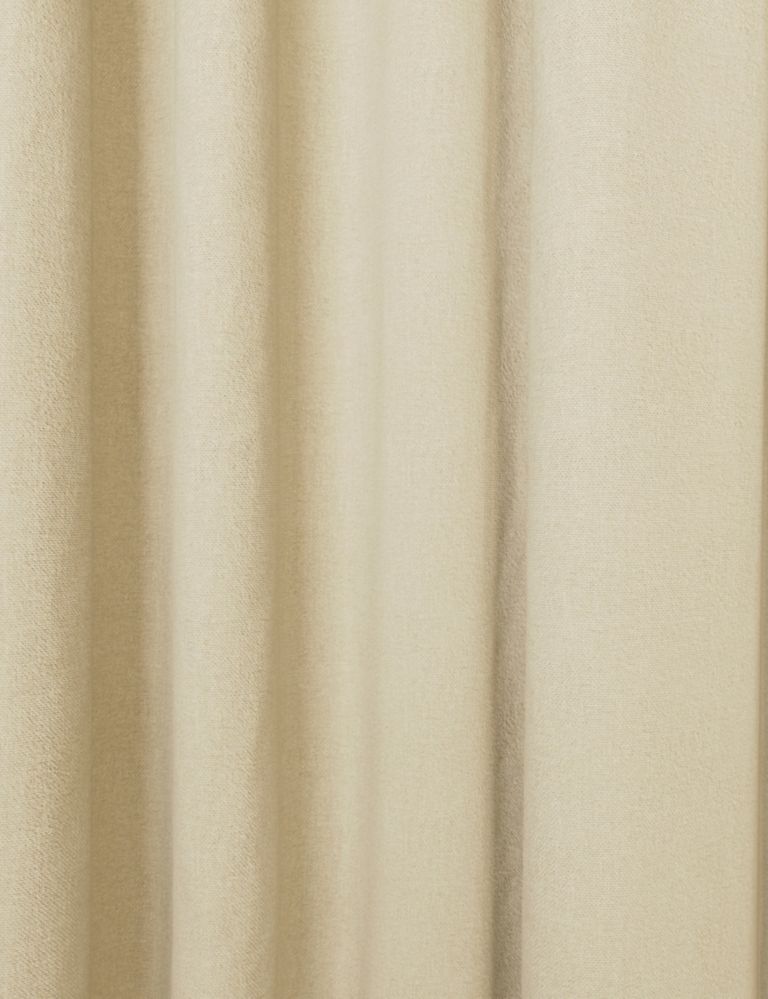 Brushed Pencil Pleat Blackout Temperature Smart Curtains 2 of 5