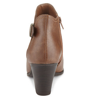 Buckle & Strap Ankle Boots with Insolia® Image 2 of 5