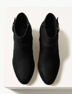 Marks and spencer black ankle clearance boots