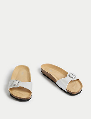Buckle Footbed Sandals Image 2 of 3