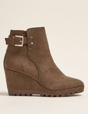 next wedge ankle boots