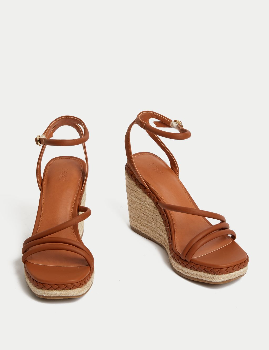 Buckle Strappy Wedge Espadrilles 1 of 3