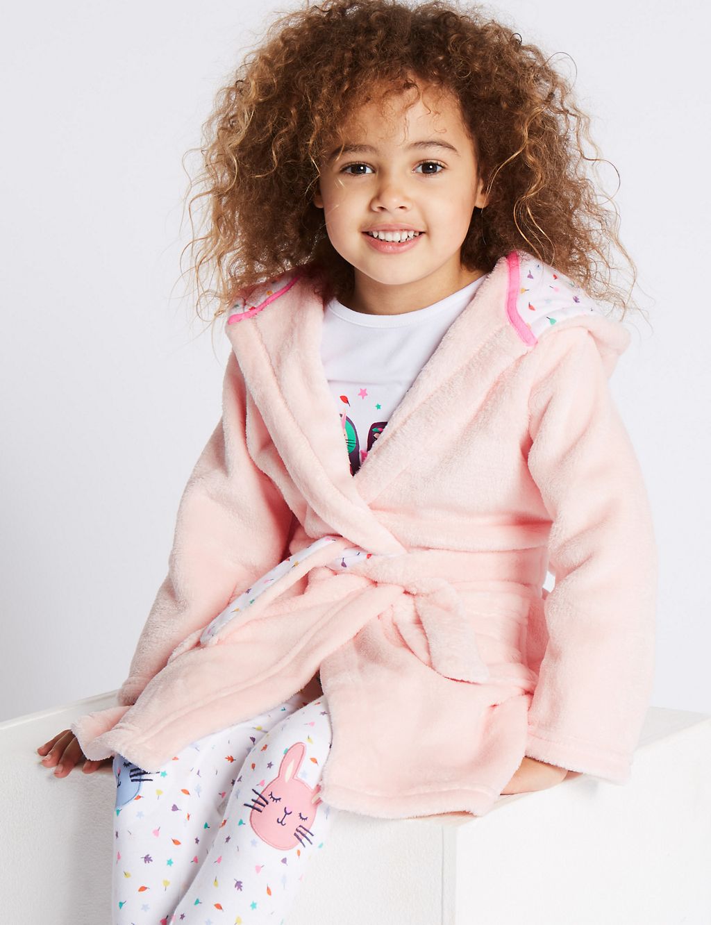 Bunny Dressing Gown with Belt (1-8 Years) 3 of 5