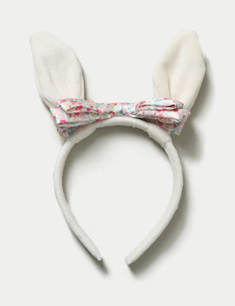 Bunny Ears Bow Headband 1 of 2