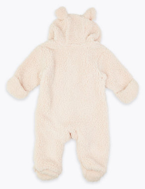 Bunny Pramsuit (7lbs-12 Mths) Image 2 of 4