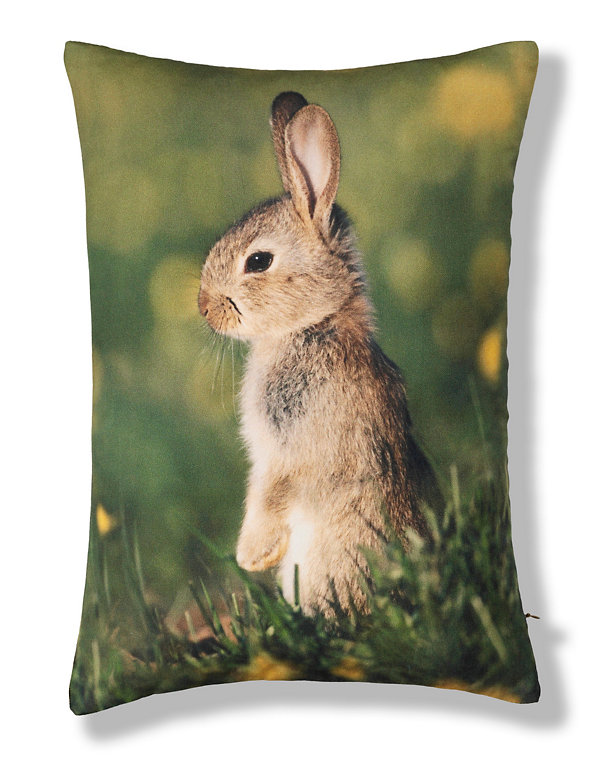 Bunny Print Cushion Image 1 of 2