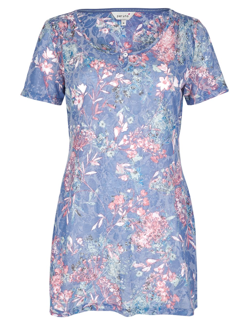 Burnout Floral Tunic 1 of 5
