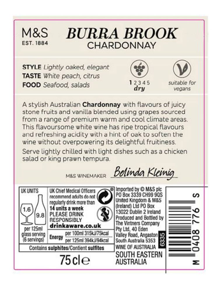 Burra Brook Chardonnay - Case of 6 3 of 3