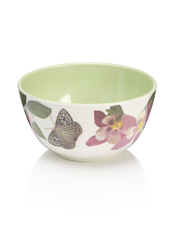 Butterfly Floral Cereal Bowl Image 1 of 1