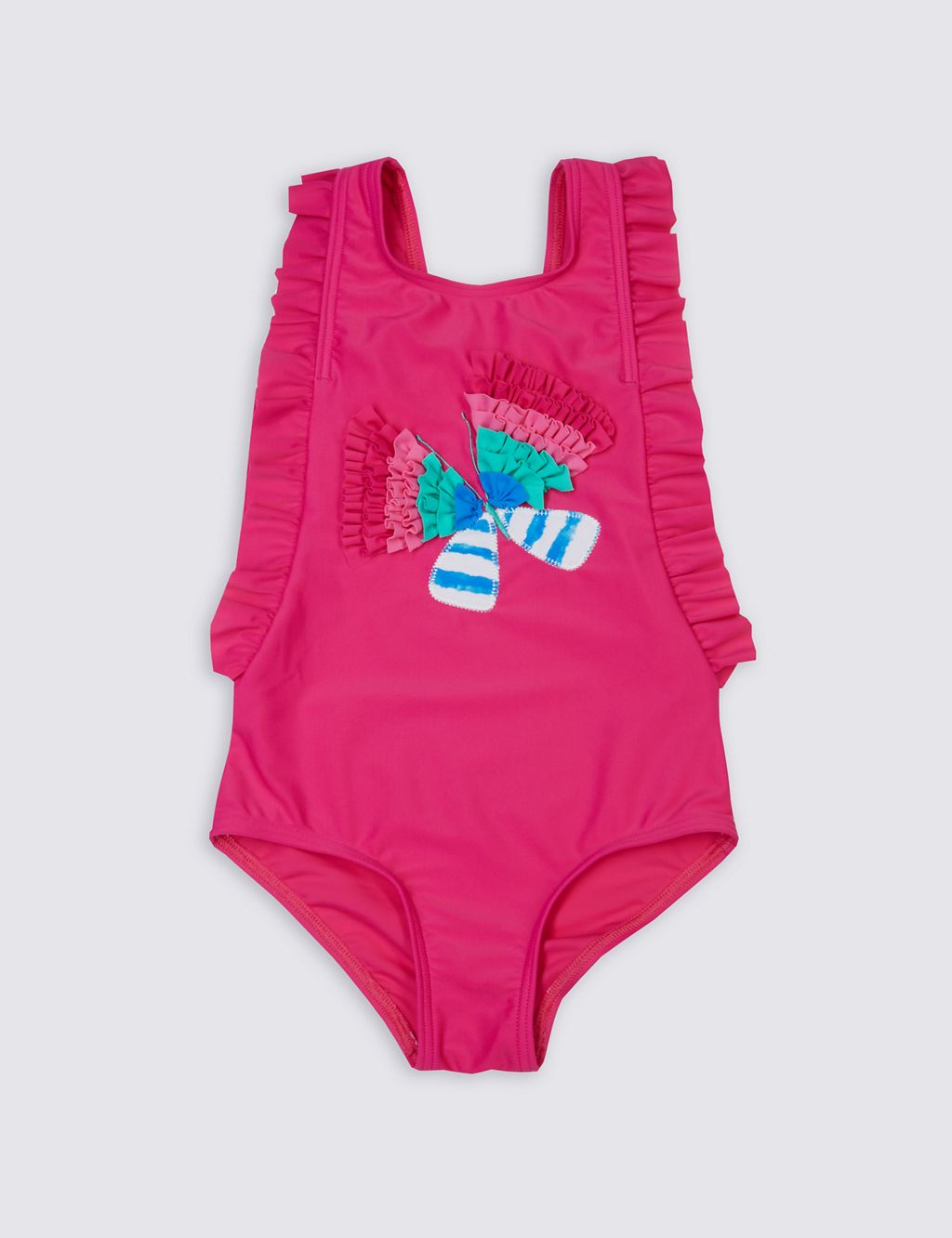 Butterfly Frill Swimsuit with Lycra® Xtra Life™ (0-5 Years) 3 of 4