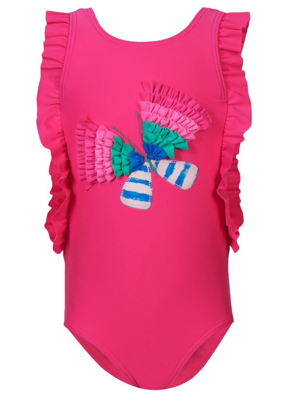 Butterfly Frill Swimsuit with Lycra® Xtra Life™ (0-5 Years) 2 of 4