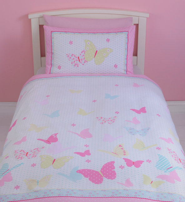Butterfly Print Bedset Image 1 of 2
