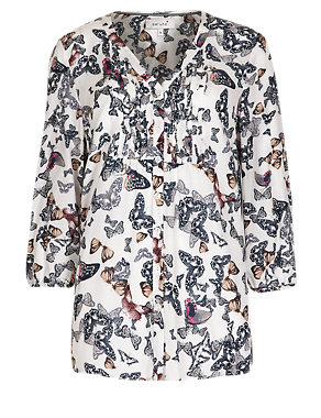 Butterfly Print Blouse Image 2 of 4