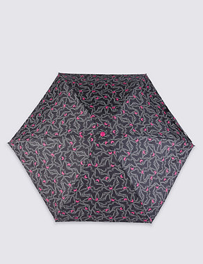 Butterfly Print Compact Umbrella with Stormwear™ Image 2 of 3