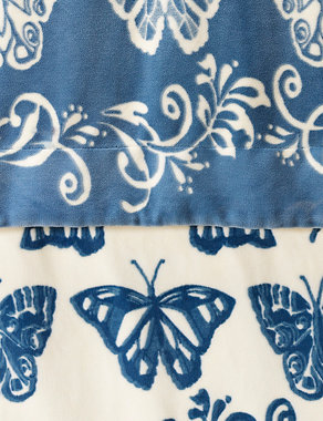 Butterfly Print Fleece Throw Image 2 of 4