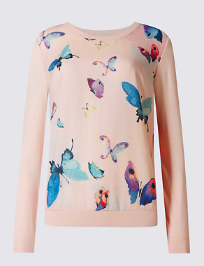 Butterfly Print Jumper Image 2 of 4