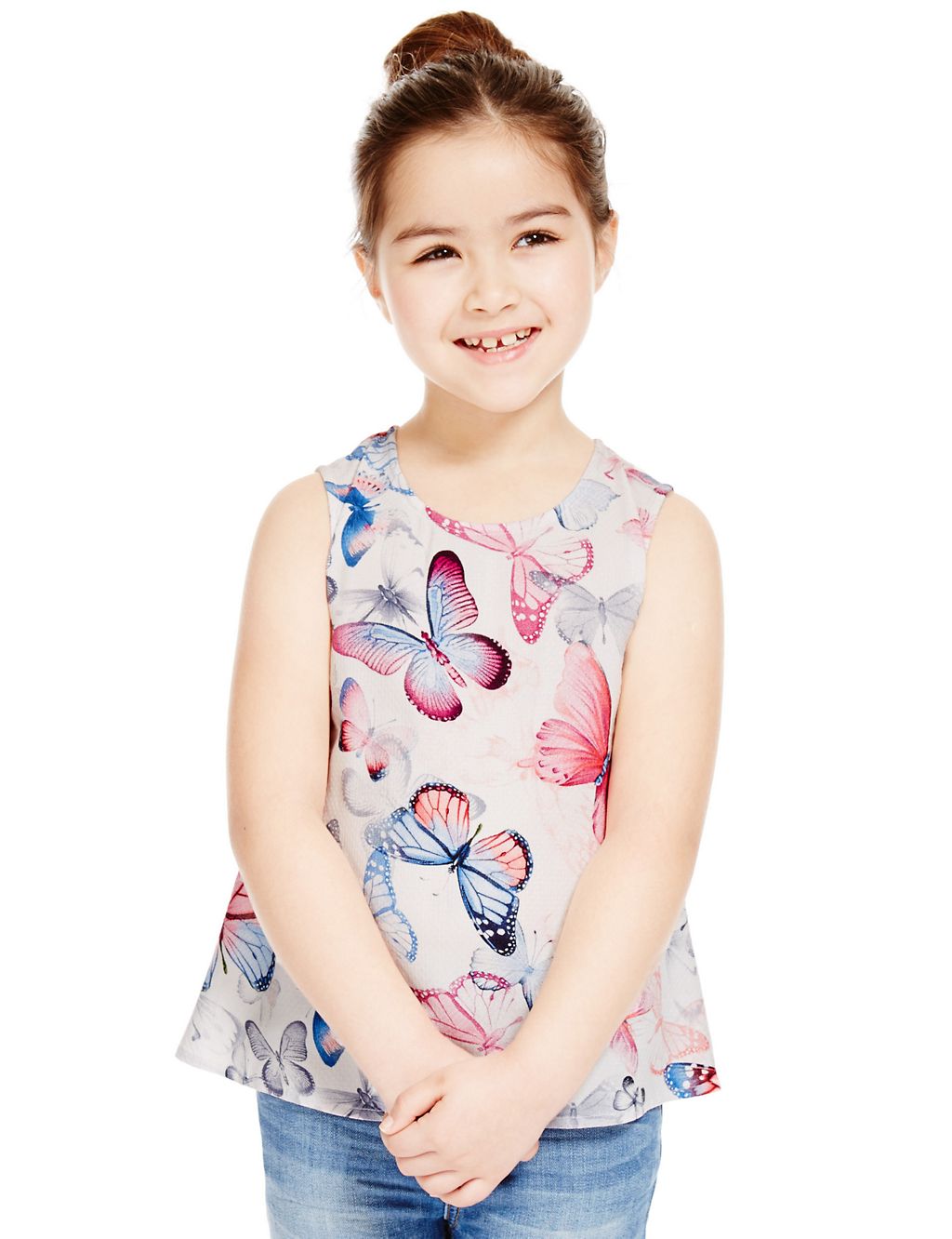Butterfly Print Shell Top (1-7 Years) 3 of 3