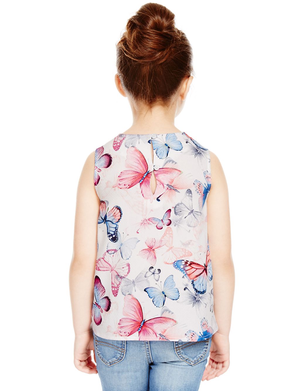 Butterfly Print Shell Top (1-7 Years) 2 of 3