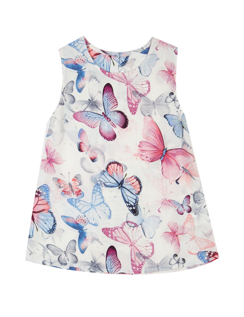 Butterfly Print Shell Top (1-7 Years) 1 of 3