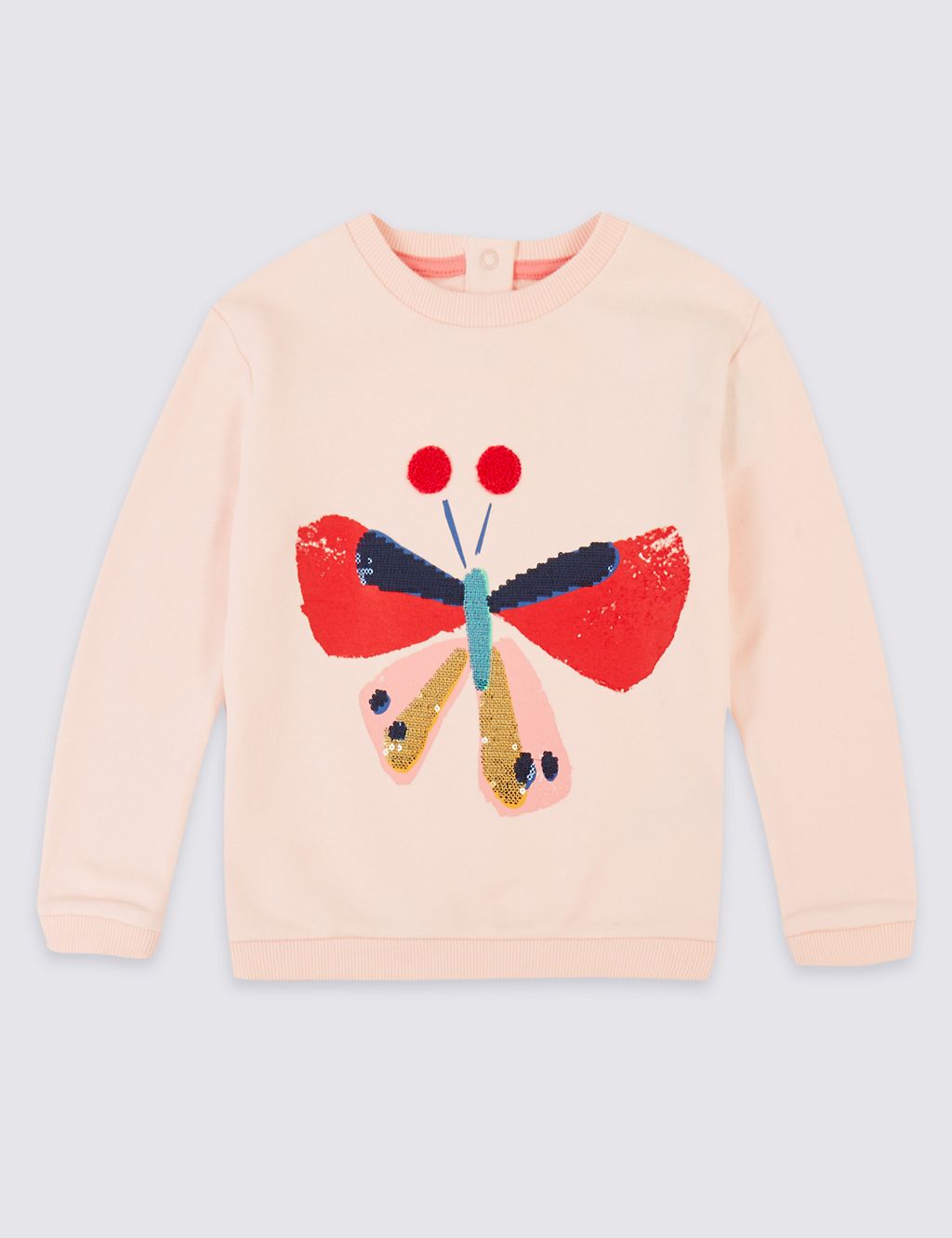 Butterfly Print Sweatshirt (1-7 Years) 1 of 3