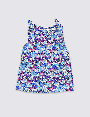 Butterfly Print Top (1-7 Years) Image 2 of 3