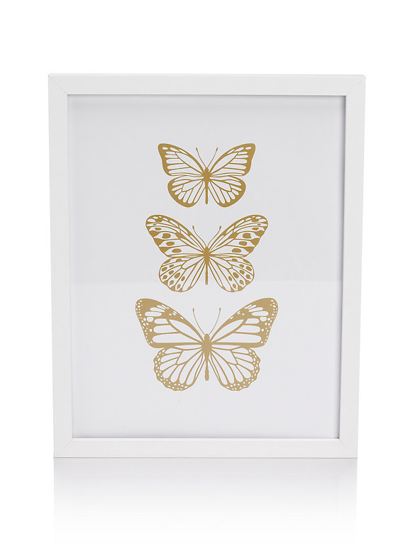 Butterfly Print Wall Art Image 1 of 1