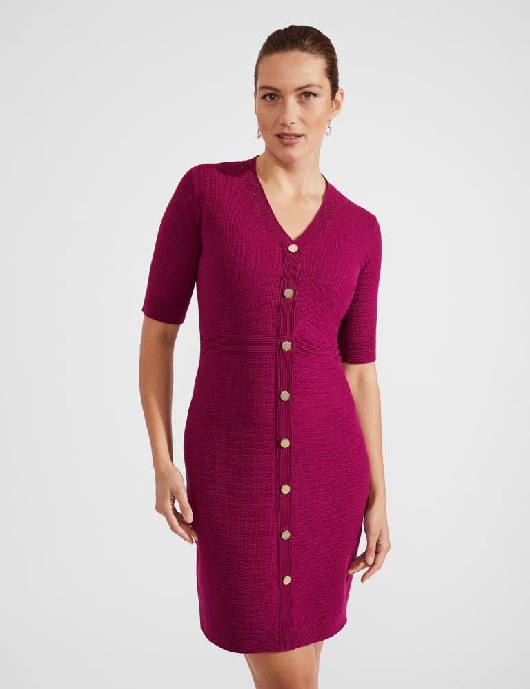 Shift dress with cardigan outlet