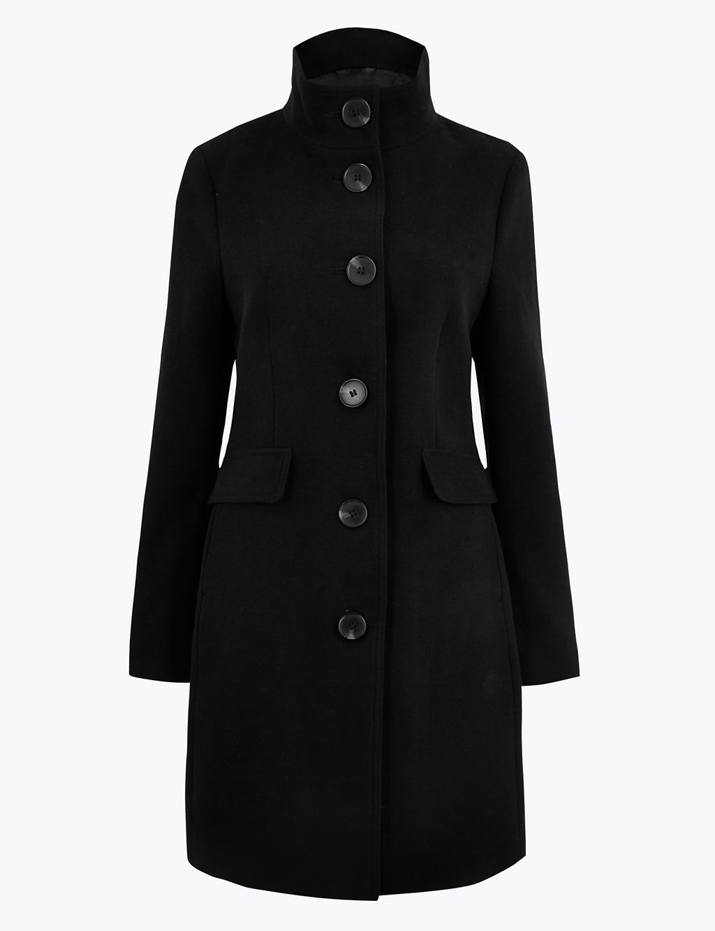 Button Detailed Coat | M&S Collection | M&S