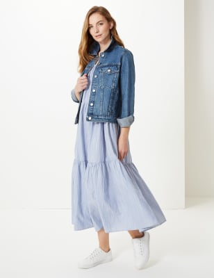 Ladies denim jacket store marks and spencer