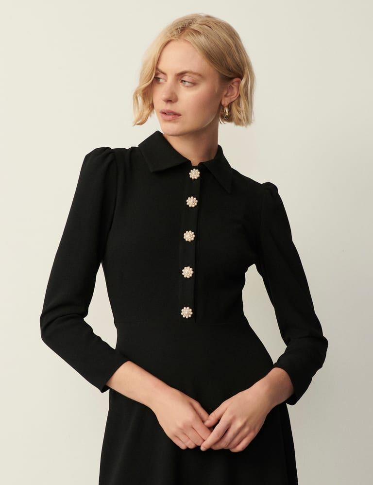 Button tshirt dress store