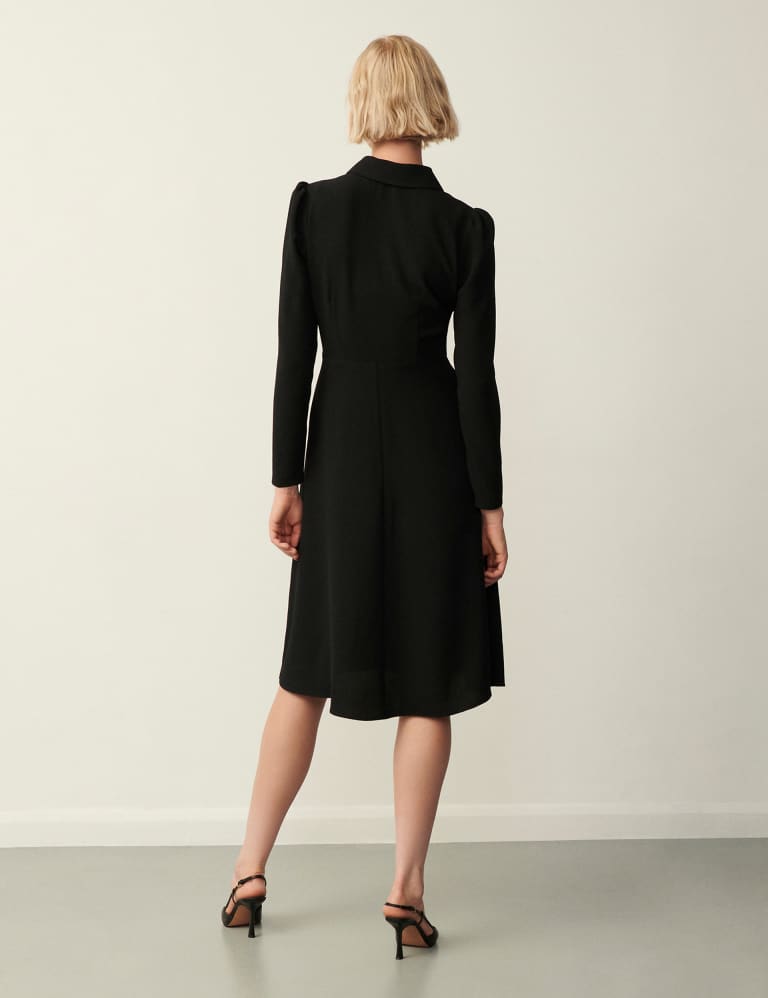 Button Front Midi Shirt Dress 4 of 4