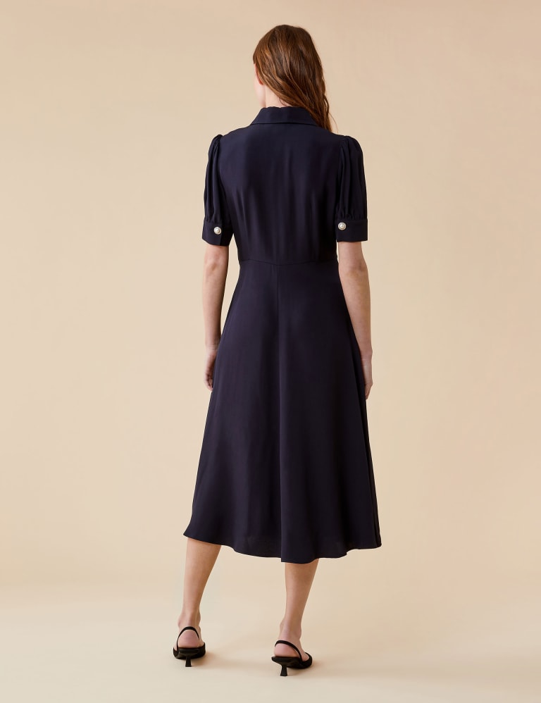 Buy Button Front Midi Waisted Dress Finery London M S