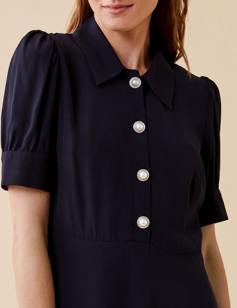 Button down collared dress new arrivals