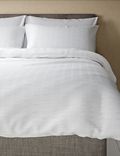 Pure Cotton Striped Seersucker Bedding Set
