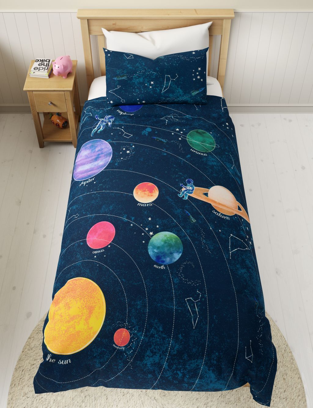 Glow in the Dark Space Bedding Set image 4