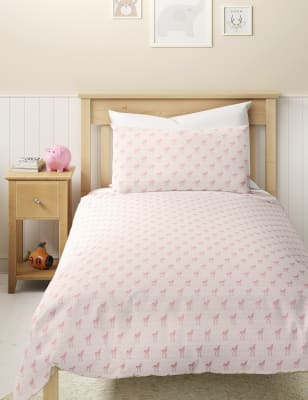 Cotton Zebra Print Bedding Set Bedding Sets Marks And Spencer Hk