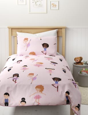 

Pure Cotton Ballet Dancer Bedding Set - Pink Mix, Pink Mix