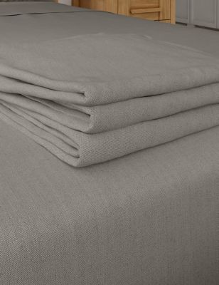 

M&S Collection Comfortably Cool Lyocell Rich Flat Sheet - Dark Grey, Dark Grey