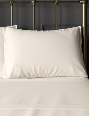 

M&S Collection 2er-Pack angenehm kühle Kissenbezüge mit hohem Lyocell-Anteil - Creme, Creme