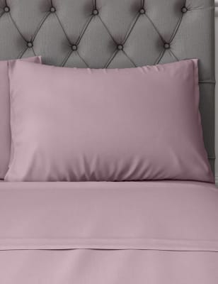 

M&S Collection 2er-Pack angenehm kühle Kissenbezüge mit hohem Lyocell-Anteil - Malve Hell, Malve Hell