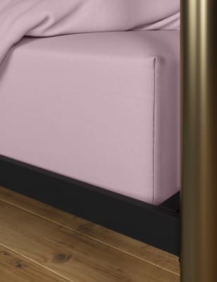 

M&S Collection Comfortably Cool Lyocell Rich Extra Deep Fitted Sheet - Light Mauve, Light Mauve