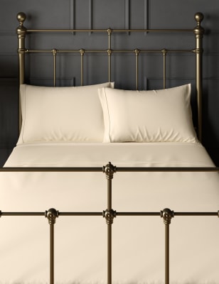 Lot de 2 taies d'oreiller standard en coton égyptien - Ivoire