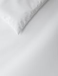 Parure de lit 100&nbsp;% coton à motif gaufré